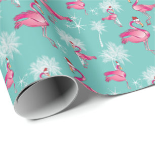 Roze kerstcadeaupapier cadeaupapier