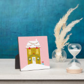 Roze Kerstfeest Kinderen Verjaardagsvakantie Fotoplaat (Insitu)