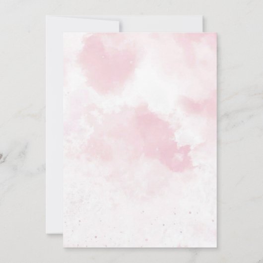 Roze Kerstfeest met het Gemberkoekhuis Kaart (Achterkant)