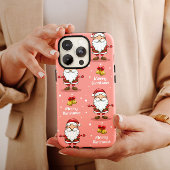 Roze kerstkerstkerstkerstman Clara iPhone Case Mat