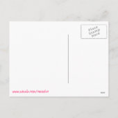 Roze Kerstman Kaart (Achterkant)