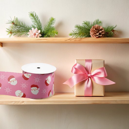 Roze Kerstman Lint
