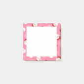 Roze kerstman post-it® notes (Voorkant)