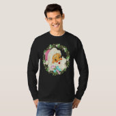 roze kerstman roze kerst t-shirt (Voorkant volledig)