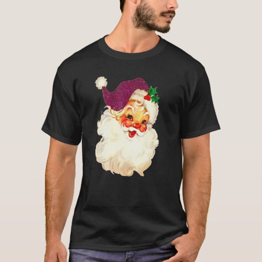  roze kerstman Roze Kerstmis 2 T-shirt (Voorkant)