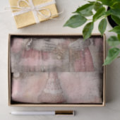  roze kerstman tissuepapier (Geschenk)