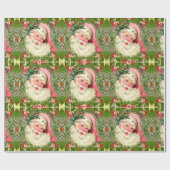  roze kerstman van 30 x 15 inch cadeaupapier (Vlak)
