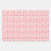 Roze Kerstmis Inpakpapier Vel (Voorkant 3)