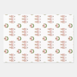 Roze kerstmis met de Nutnesskraker Inpakpapier Vel