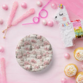  roze Kerstmis Papieren Kommen (Feest)