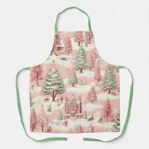  roze Kerstmis Schort