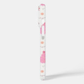 Roze Kerstmispatroon Case-Mate iPhone Case (Achterkant / Links)