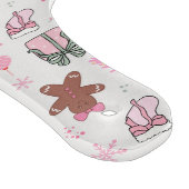 Roze Kerstmispatroon Snijplank (Hoek)