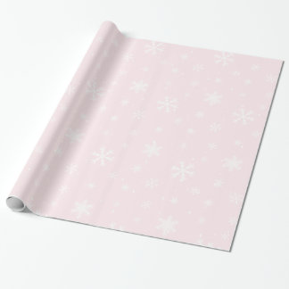Roze kerstpapier cadeaupapier