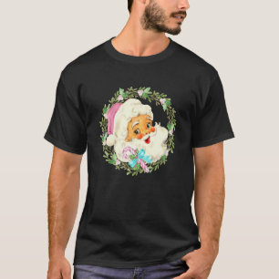 roze kerstrecorder Roze kerstontwerp T-shirt