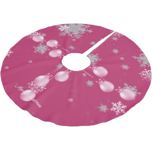 Roze kerstsierbomen kerstboom rok