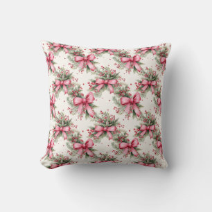 Roze kerstSierkussen Kussen