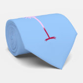 Roze kerstviering 2 Stropdassen (Opgerold)