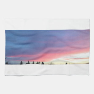 Roze keukenhanddoek