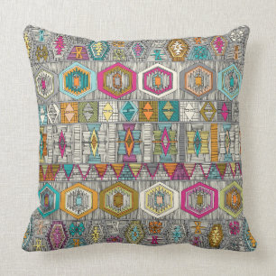 roze kilim kussen
