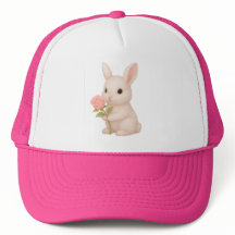 Roze Kinder Pet met Schattigee Roze Bunny