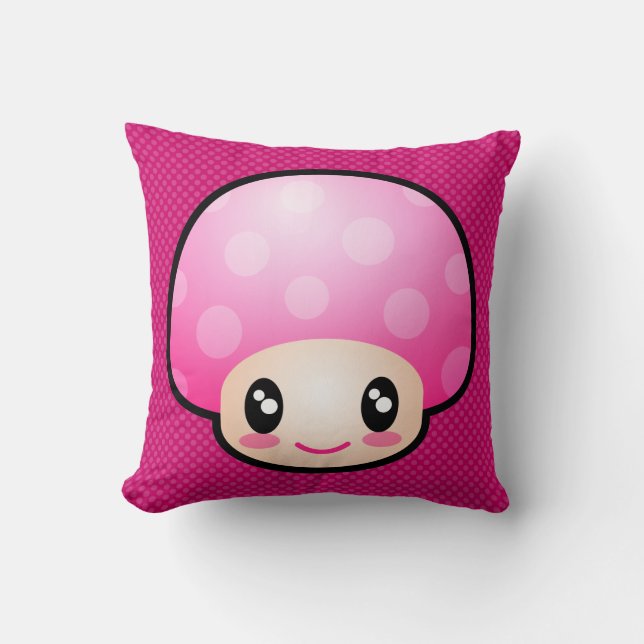 Roze Kinoko Kussen (Voorkant)