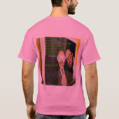 Roze kip t-shirt (Achterkant)