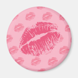 Roze Kiss Magneet