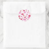 Roze Kisses Stickers (Tas)