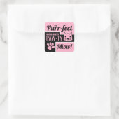 Roze Kitten Bachelorette Party Vierkante Sticker (Tas)
