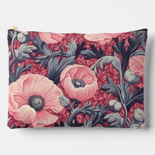 roze klaprozen bloemig etui