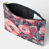 roze klaprozen bloemig etui (Open)
