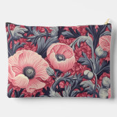 roze klaprozen bloemig etui (Achterkant)