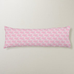 roze klaprozen. lichaamskussen