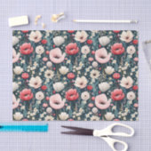 roze klaprozen tissuepapier (Craft)