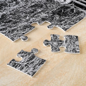 Roze klassieke auto legpuzzel (Zijkant)