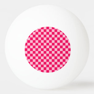 Roze klassieke checkboard van de Combinatie door S Pingpongballen