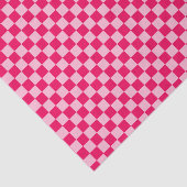 Roze klassieke checkboard van de Combinatie door S Tissuepapier (Detail)