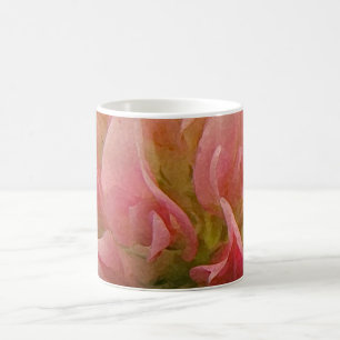 Roze klaver koffiemok