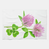 Roze klaver theedoek (Horizontaal)