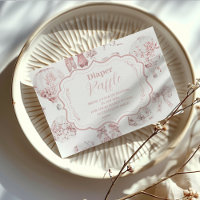 Roze kleding Toile de Jouy Diapper Raffle