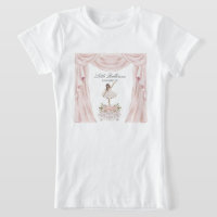 Roze Kleine Ballerina Baby shower of Verjaardag