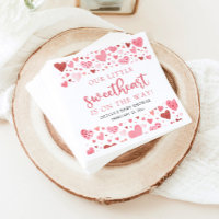 Roze Kleine Liefje Valentijnsdag Baby shower