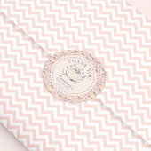 Roze kleine pompoen Herfst Baby shower Dank u Ronde Sticker