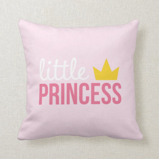 Roze kleine prinses Pillow Kussen