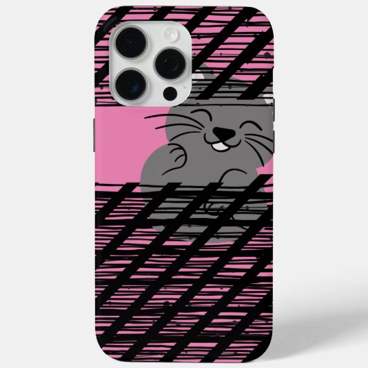 Roze kleur Case-Mate iPhone case (Achterkant)