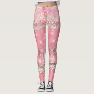 Roze kleur leggings