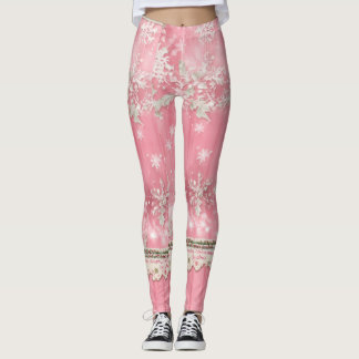 Roze kleur leggings