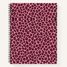 Roze Kleur Leopard Huidpatroon Print