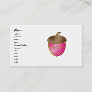 Roze kleur visitekaartje